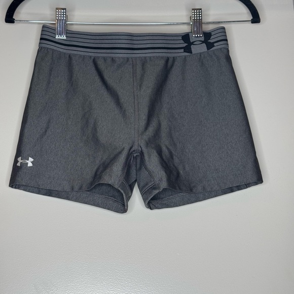 Under Armour Dark Gray Compression Shorts - Picture 1 of 3